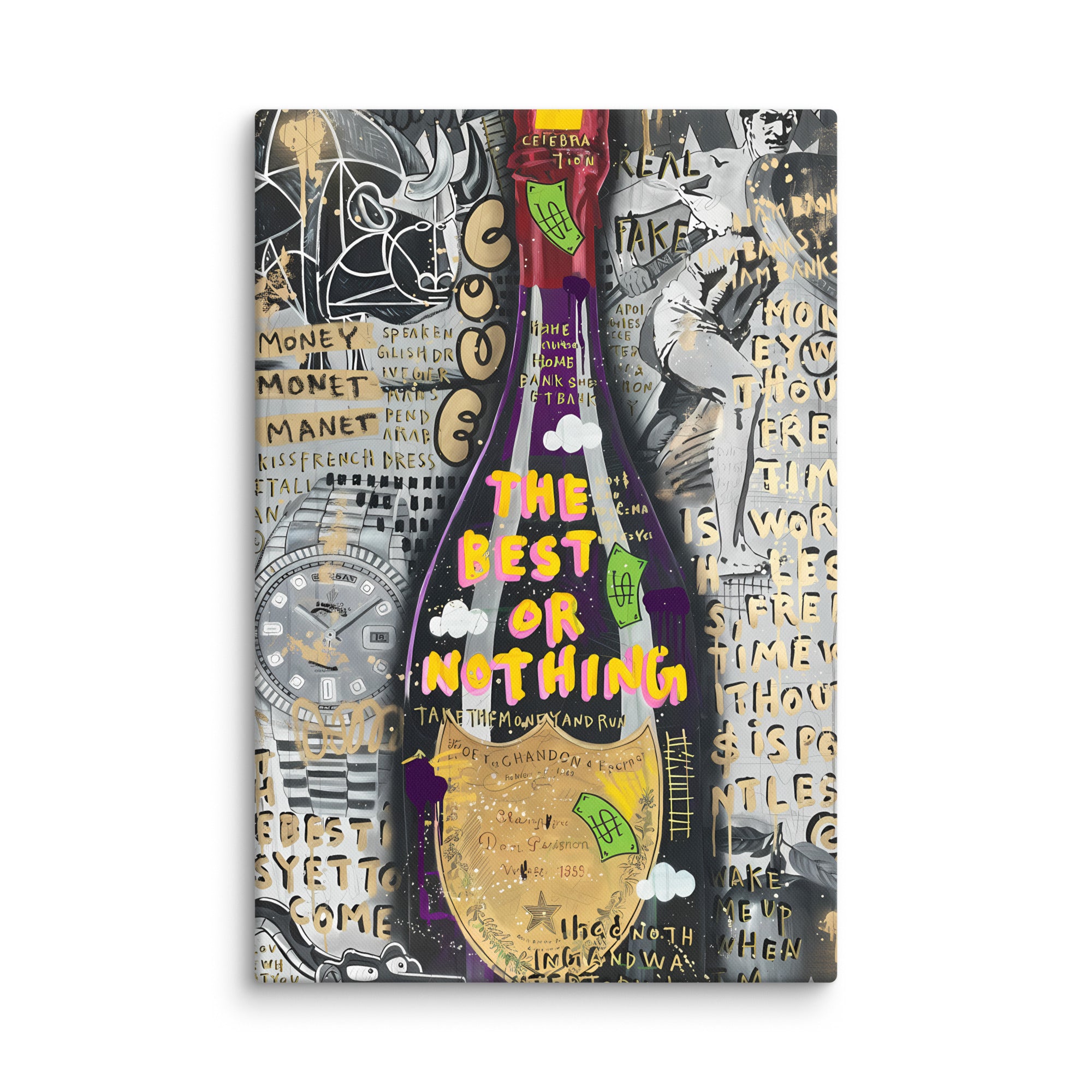 The Best Or Nothing - Champagne Luxury Art