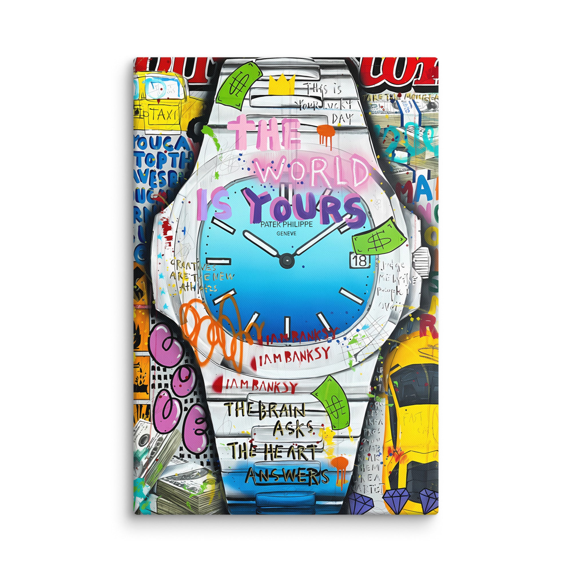THE WORLD IS YOURS (Graffiti Luxury Watch)