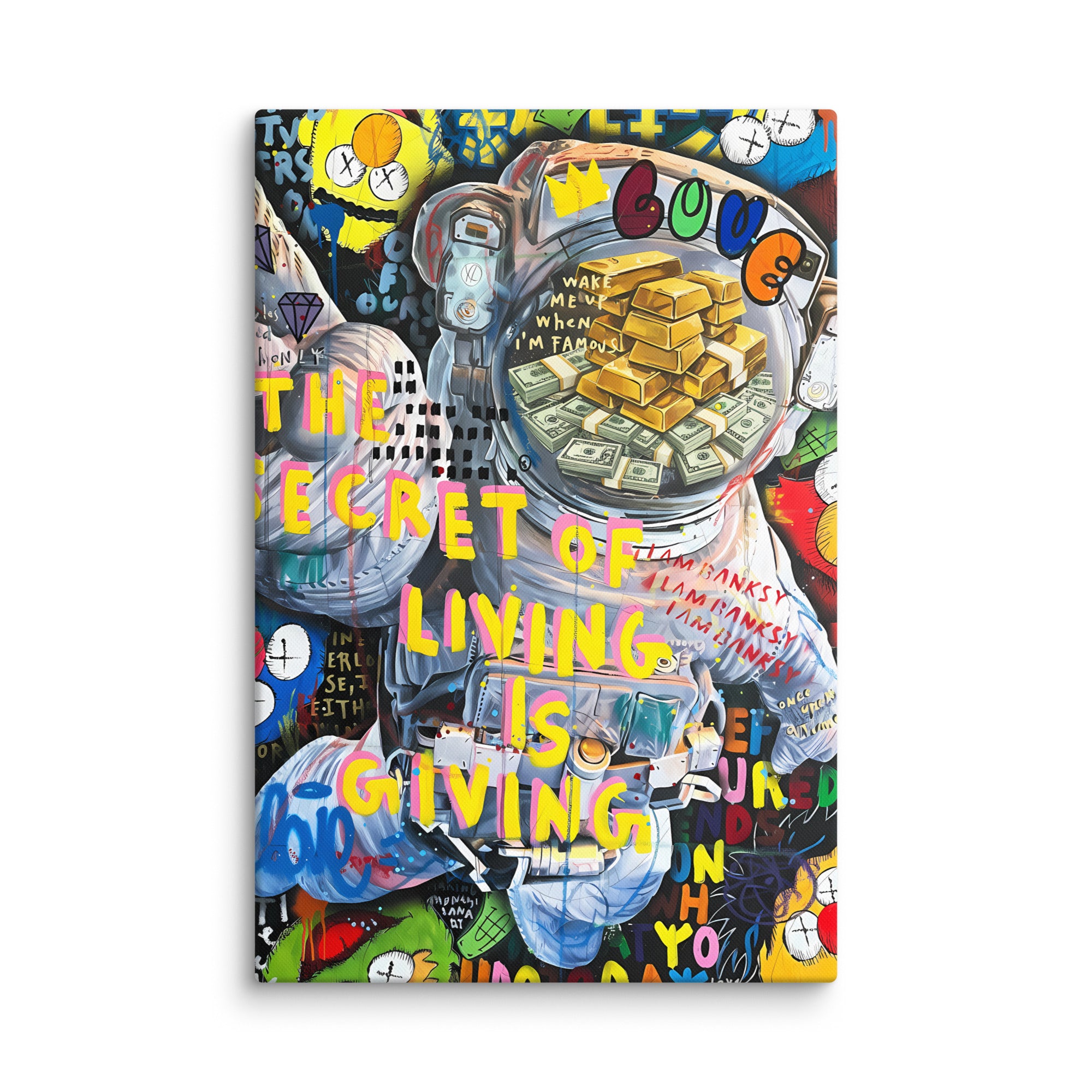 Astronauta del Éxito (Pop Art Motivacional)